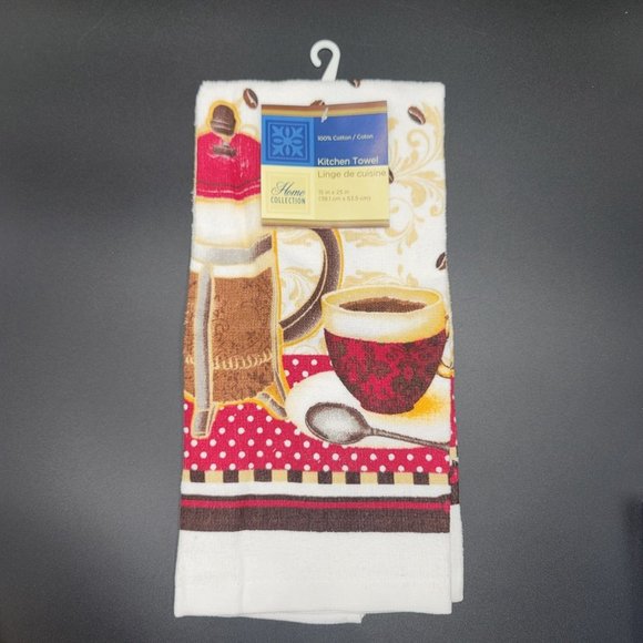 Coffee Lovers Gift Bundle Three Piece Towel Scoop Gift Bag Station Nook Set - Picture 4 of 5